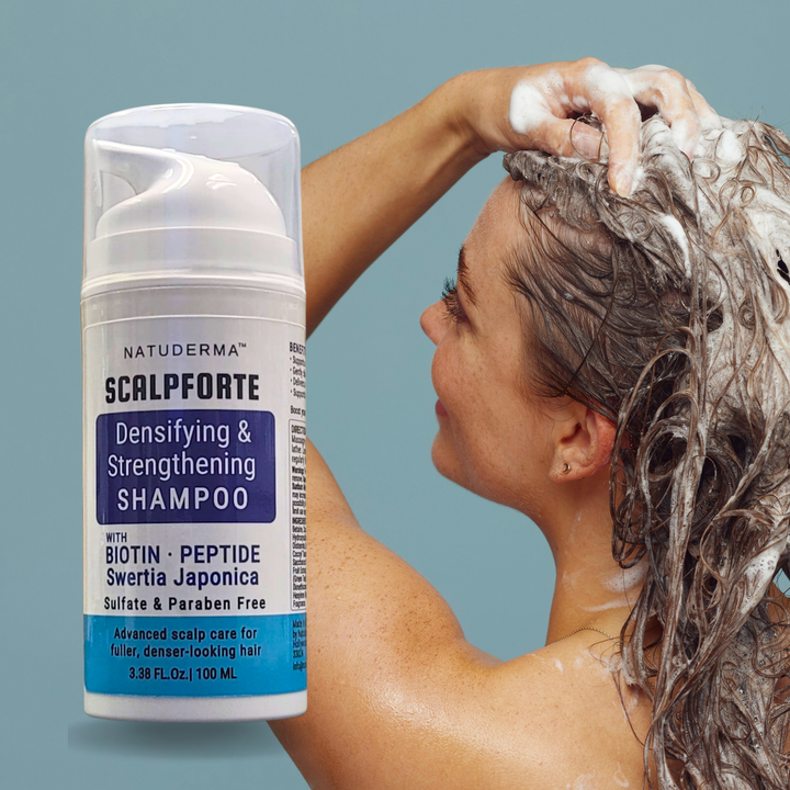 ScalpForte Biotin Peptide Strengthening Shampoo for Thinning Hair | Cleanse & Boost Scalp Care and Hair Density