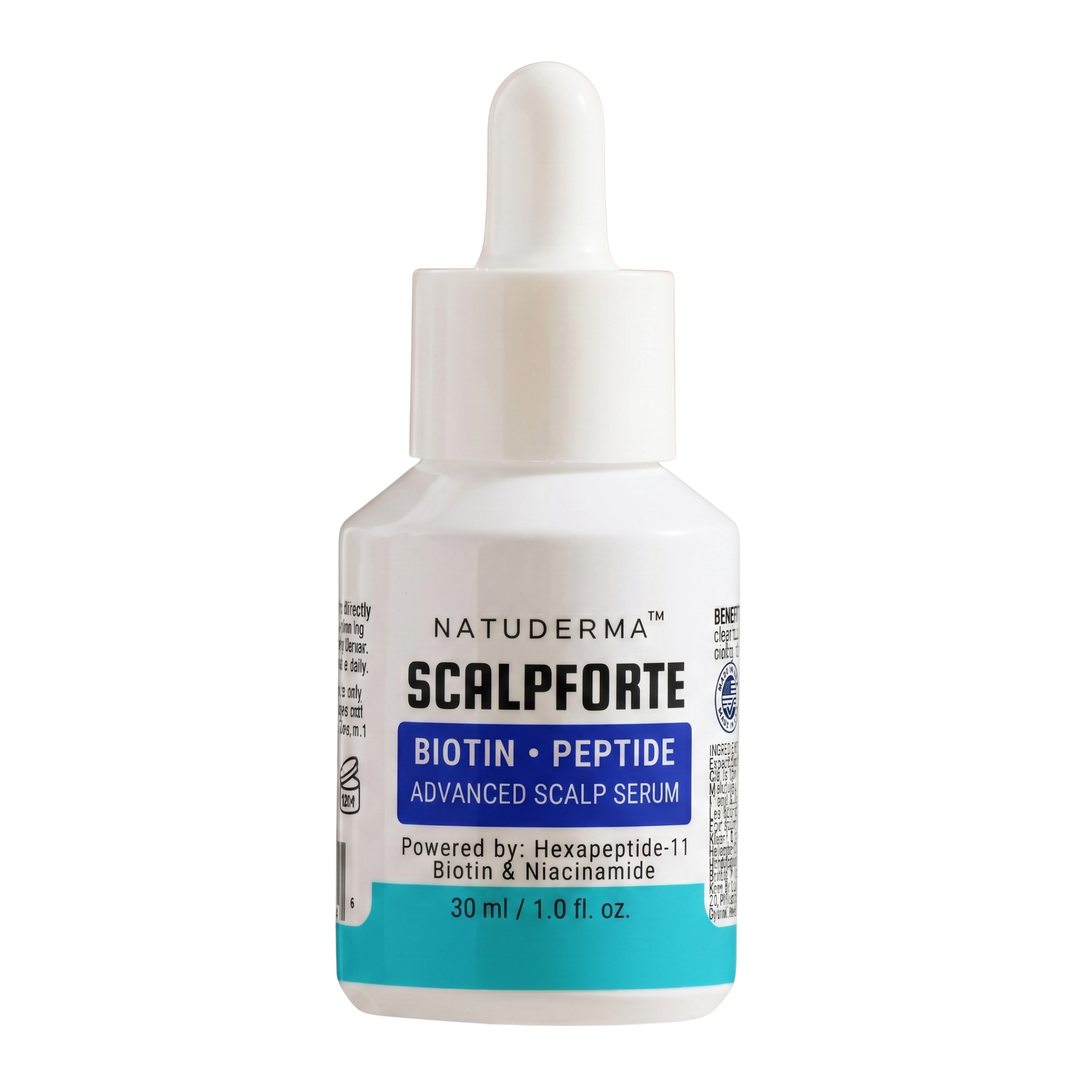 ScalpForte Biotin • Peptide Advanced Scalp Serum | Daily &amp; Post-Microneedling Hair Density Treatment