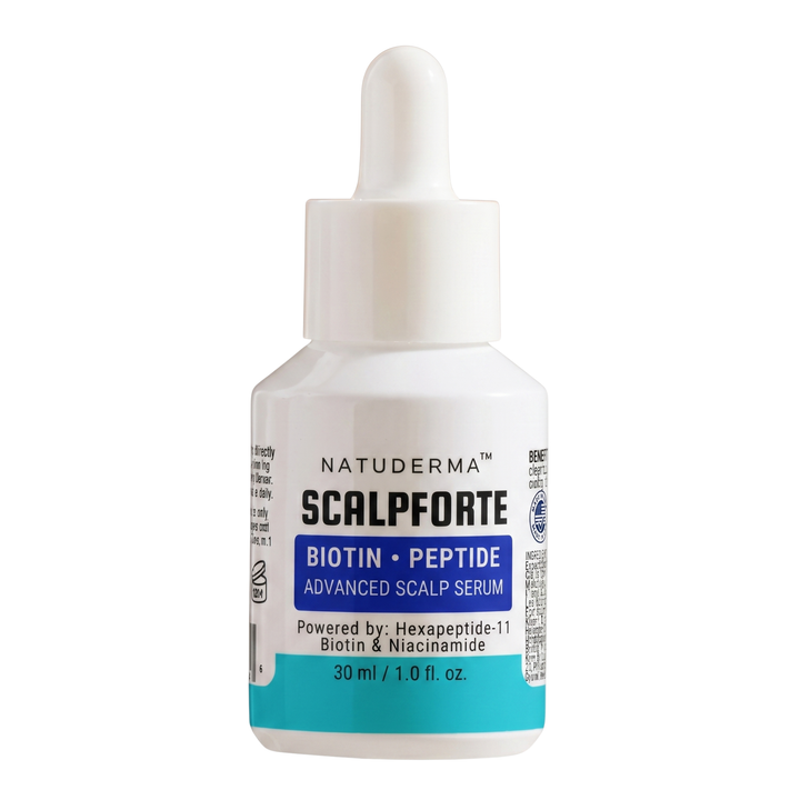 ScalpForte Biotin • Peptide Advanced Scalp Serum | Daily &amp; Post-Microneedling Hair Density Treatment