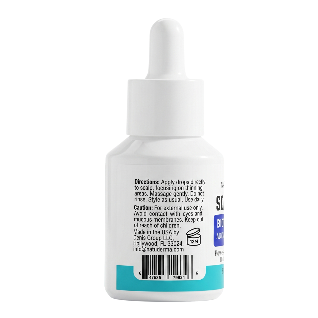 ScalpForte Biotin • Peptide Advanced Scalp Serum | Daily &amp; Post-Microneedling Hair Density Treatment