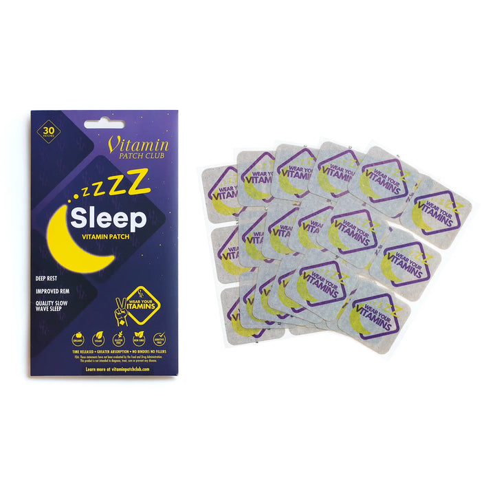 Sleep Patch - Melatonin Magnesium Herbs Patches - Vitamin Patches Club