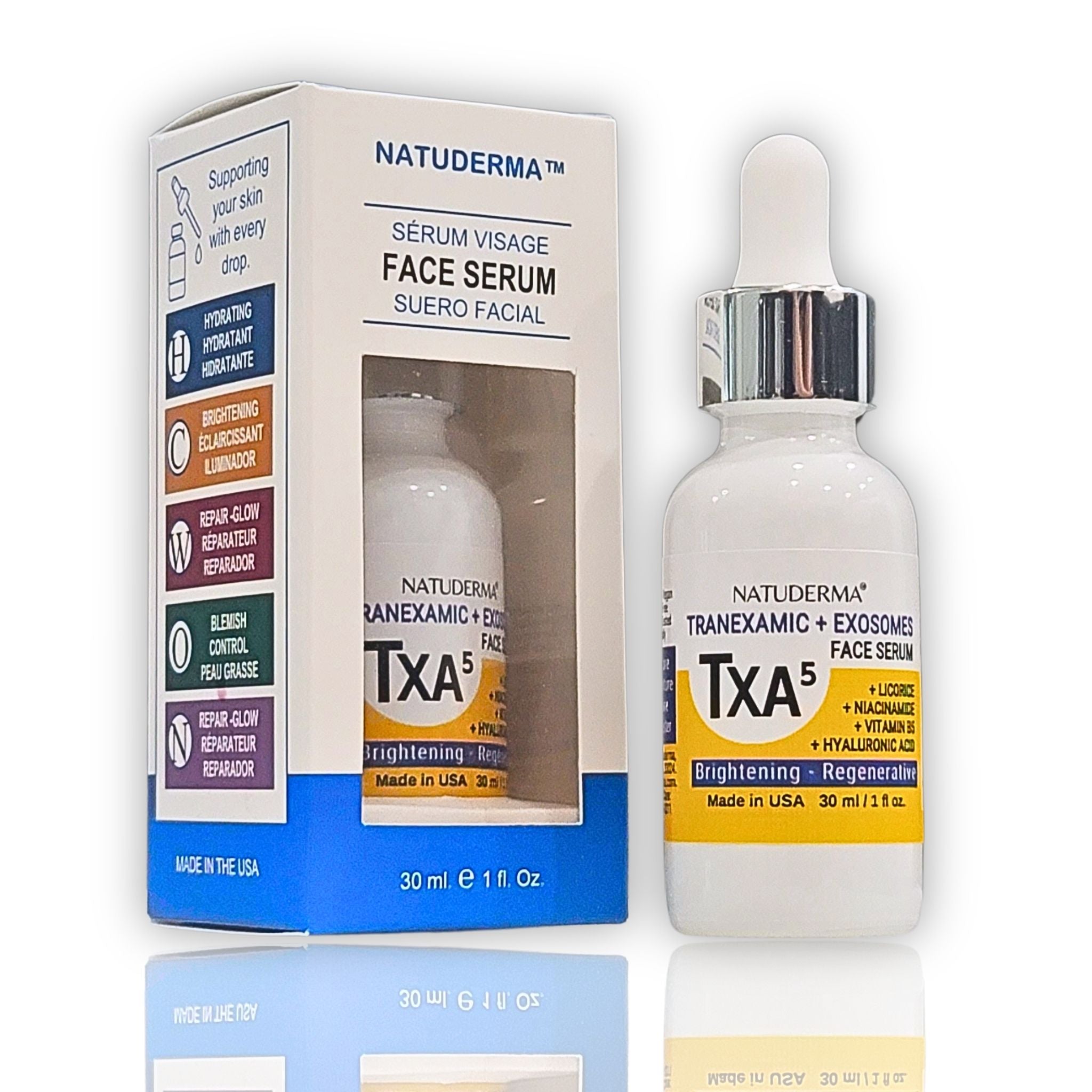 Natuderma TXA5 – Tranexamic • Exosomes • Niacinamide Face Serum (1