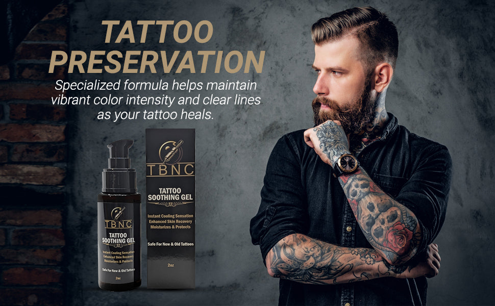 Tattoos soothing gel, tattoos product