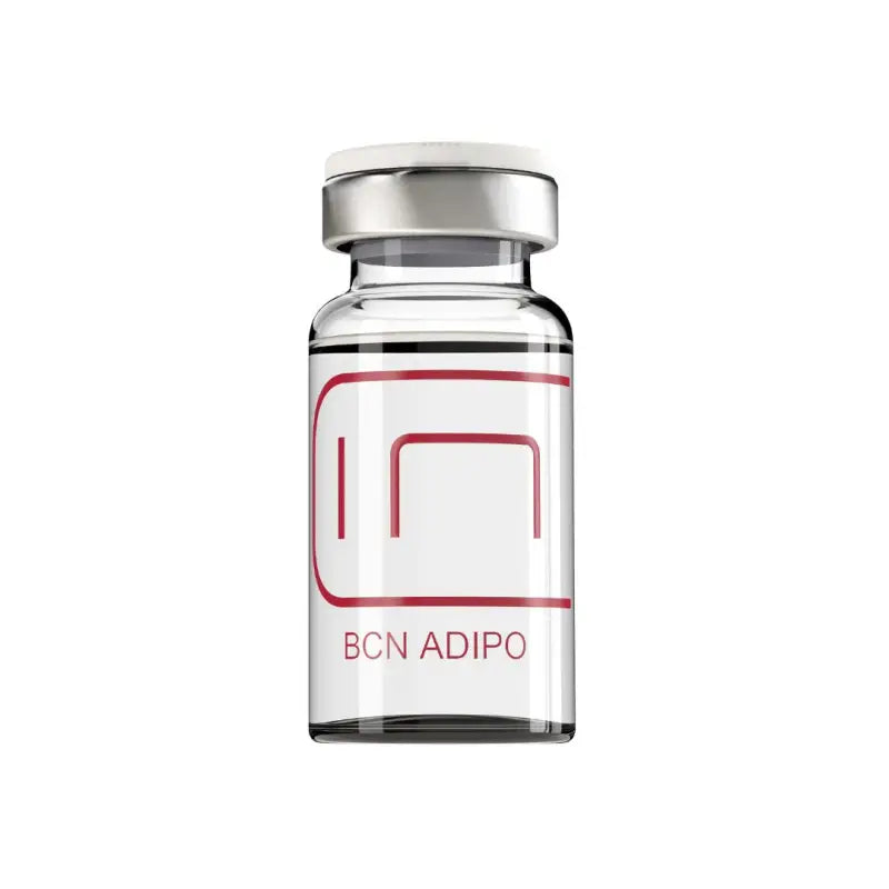 Adipo Body Shaping Institute BCN Mesotherapy Serum and Cellulite Remover Serum vial.  Vial de Reductor de cellulitis  Dermishop