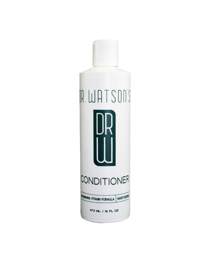 Dr. Watsons conditioner bottle on a white background