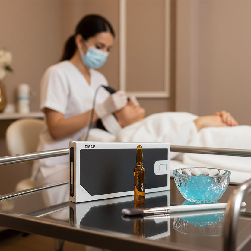 Firming Serum for Microneedling from Institute BCN - Mesotherapy Microneedling Serum for Firming box & ampoule.