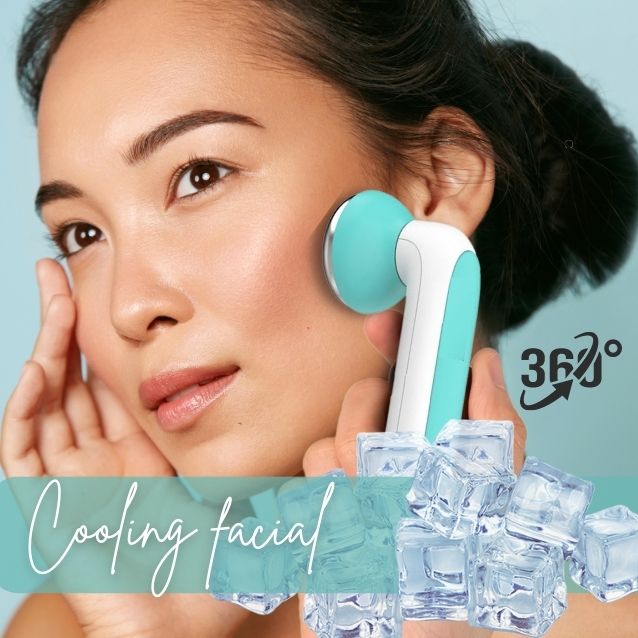 Ice Roller for Face - Face Lift Skin Care Tool - Cold Therapy Device for Beauty and Wellness.