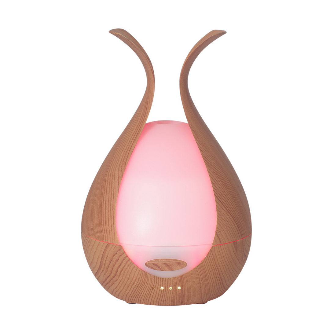 Wooden diffuser for spa with pink interior on a white background at dermishop