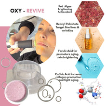 Oxygen facial kit  Revive with Red algae, retinol and ferulic, oxy pods, serum and gel, for  oxy geneo facial.