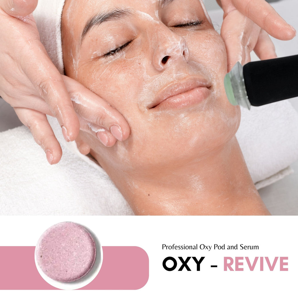 Oxygen facial kit  Revive with oxy pods, serum and gel., for oxygeneo facial.