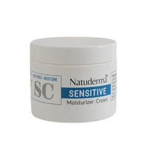 Crema Sensible, Hidratante para la Piel (SC), 100% Vegana, de Natuderma.