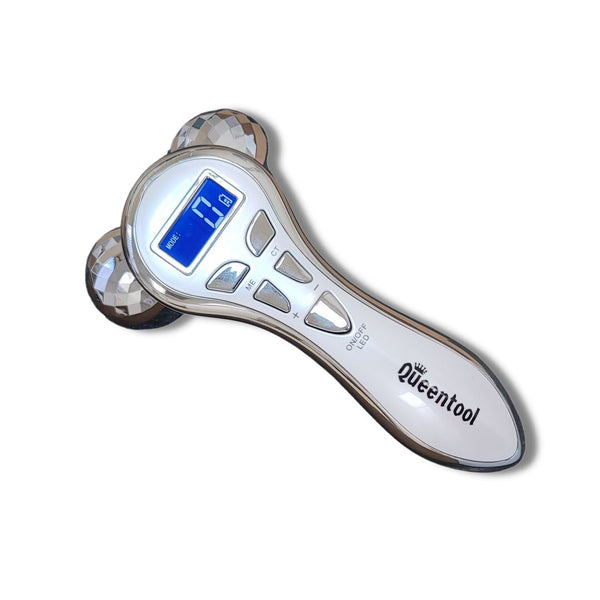 Microcurrent Roller Massager 5D Face Lift Device by Queentool.