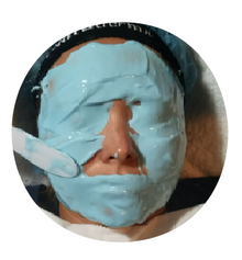 Jelly Mask - Natuderma Peel Off Face Mask, Wrinkle Defy, French Facial Masks, Blue, Box of 4.