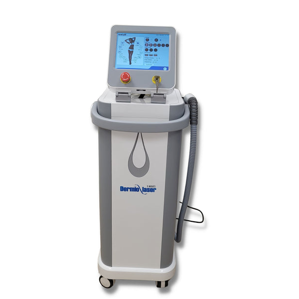 Diode Laser Hair Removal Machine. Three-Waves Advanced Diode Laser with FDA . Laser for all skin color.