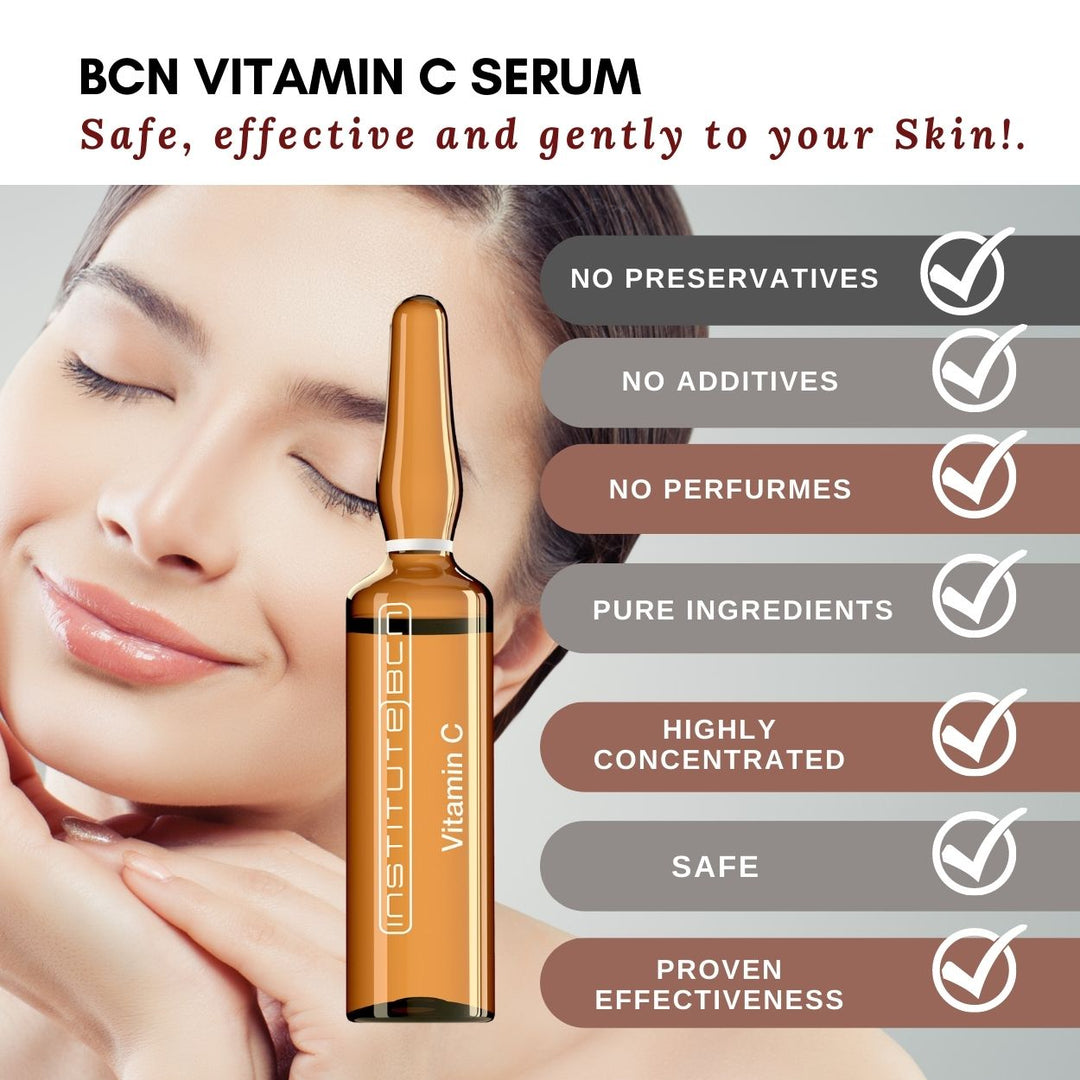vitamin c serum for lips safety 20% + E Ferulic Acid Travel Size dehydrated lips while providing clinically proven plumping and brightening effects BCN Vitamin C Microneedling Serum