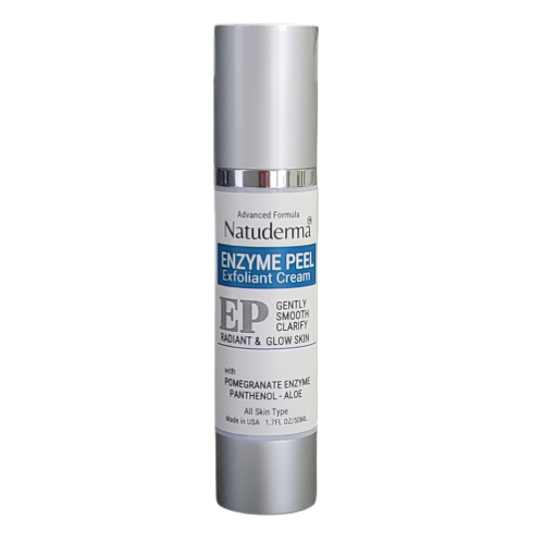 Crema exfoliante facial - Peeling enzimático para una exfoliación suave de Natuderma Skincare.