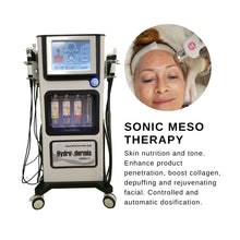 Professional Hydro dermabrasion machine for spa with meso therapy function, Hydrodermis.