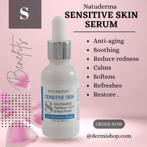 Sérum de Niacinamida con Ácido Hialurónico - Sérum Glow - Natuderma Sensitive