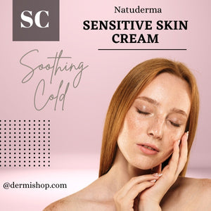 Crema Sensible, Hidratante para la Piel (SC), 100% Vegana, de Natuderma.