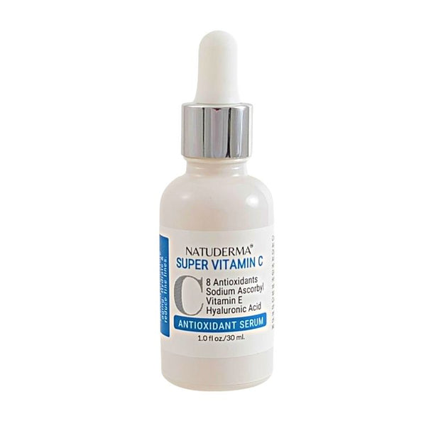 Vitamin C serum for face with hyaluronic acid.  Anti aging Serum by Natuderma.