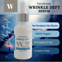 Anti aging Serum - Peptide Serum for face with Hyaluronic Acid - Natuderma Wrinkle Defy