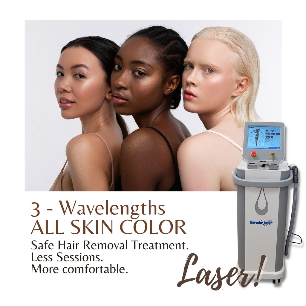 Diode Laser Hair Removal Machine. Three-Waves Advanced Diode Laser