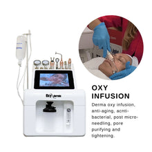 Professional microdermabrasion machine Oxydermis, with multiples function, oxygen facial, microcurrent, jet peel machine.